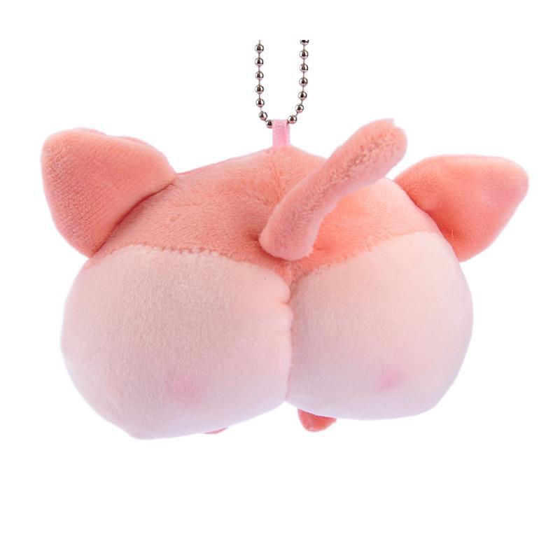 Wholesale Cow Keji Butt Plush Toy Pendant Keychain